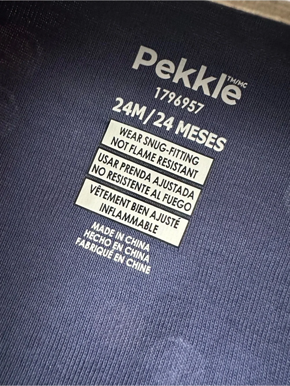 Pekkle NWT 2-pieces set Zip-Front Sleepers 100% Organic Cotton - Size 24M